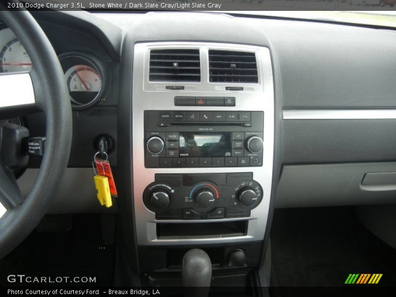 Stone White / Dark Slate Gray/Light Slate Gray 2010 Dodge Charger 3.5L