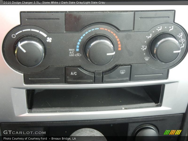 Stone White / Dark Slate Gray/Light Slate Gray 2010 Dodge Charger 3.5L