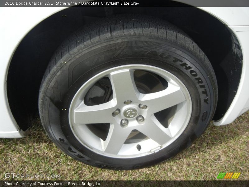 Stone White / Dark Slate Gray/Light Slate Gray 2010 Dodge Charger 3.5L