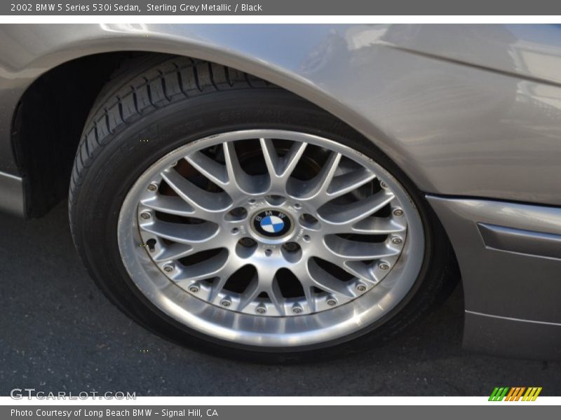 Sterling Grey Metallic / Black 2002 BMW 5 Series 530i Sedan