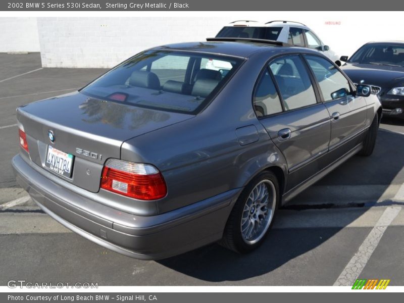 Sterling Grey Metallic / Black 2002 BMW 5 Series 530i Sedan