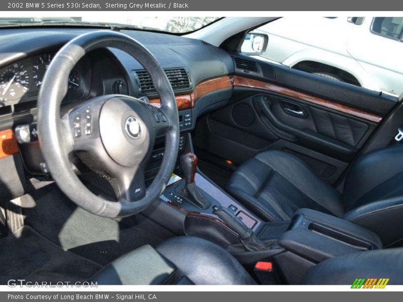 Sterling Grey Metallic / Black 2002 BMW 5 Series 530i Sedan