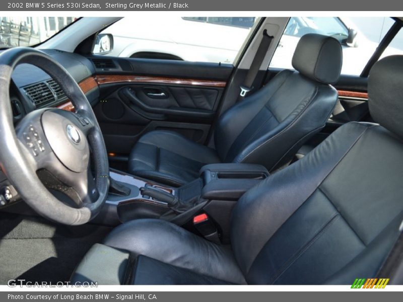 Sterling Grey Metallic / Black 2002 BMW 5 Series 530i Sedan