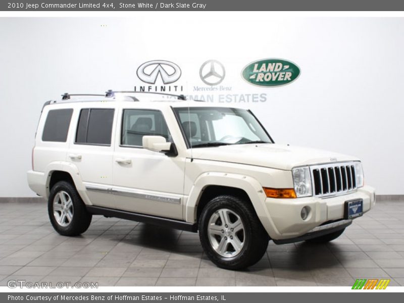 Stone White / Dark Slate Gray 2010 Jeep Commander Limited 4x4