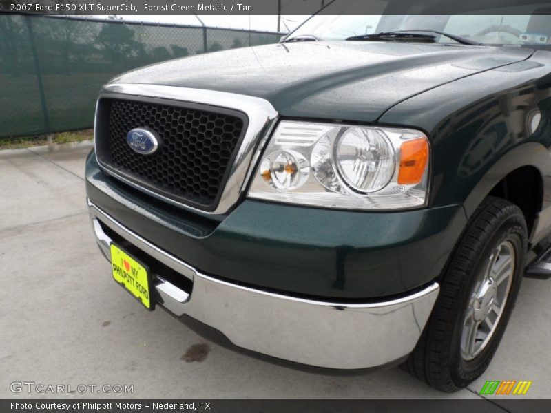 Forest Green Metallic / Tan 2007 Ford F150 XLT SuperCab