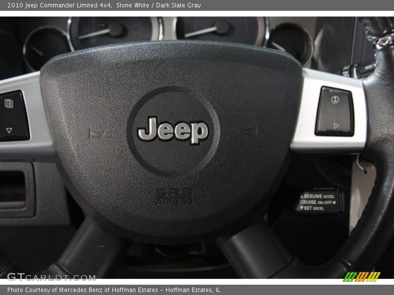 Stone White / Dark Slate Gray 2010 Jeep Commander Limited 4x4