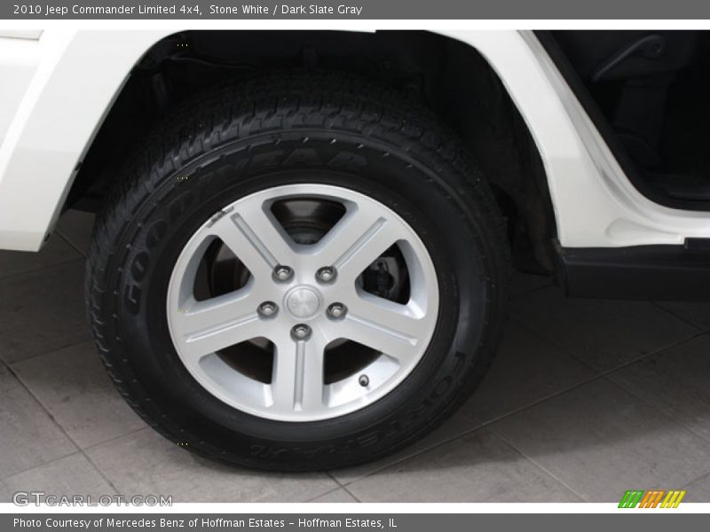 Stone White / Dark Slate Gray 2010 Jeep Commander Limited 4x4