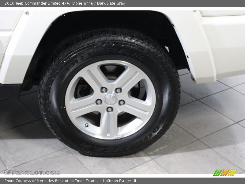 Stone White / Dark Slate Gray 2010 Jeep Commander Limited 4x4