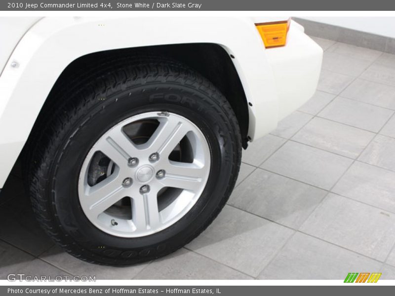 Stone White / Dark Slate Gray 2010 Jeep Commander Limited 4x4