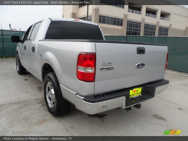 Silver Metallic / Medium Flint 2007 Ford F150 XLT SuperCrew