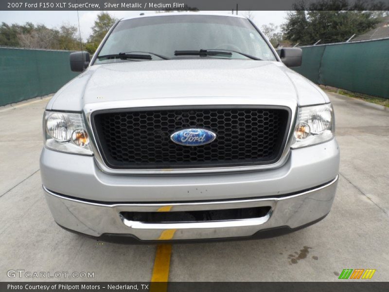 Silver Metallic / Medium Flint 2007 Ford F150 XLT SuperCrew