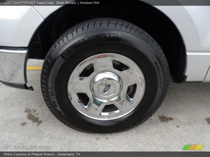 Silver Metallic / Medium Flint 2007 Ford F150 XLT SuperCrew