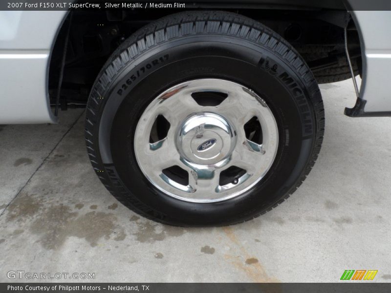 Silver Metallic / Medium Flint 2007 Ford F150 XLT SuperCrew