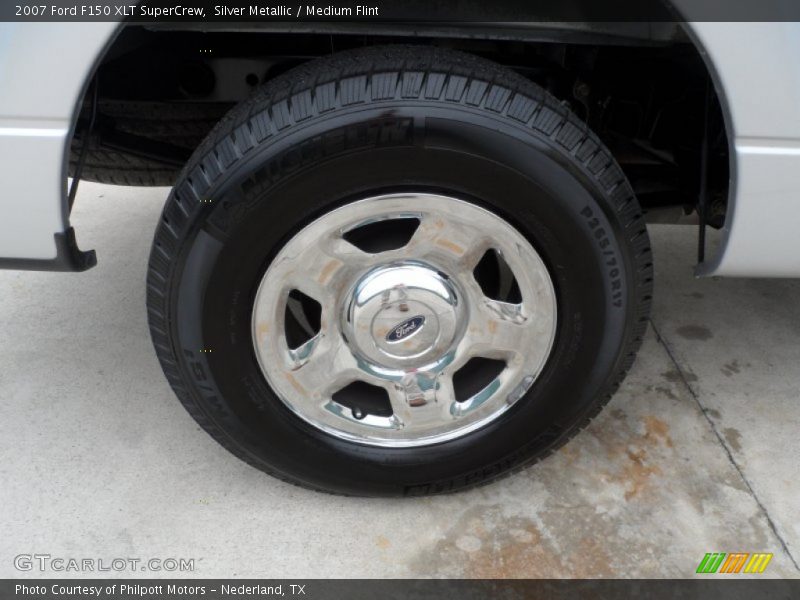 Silver Metallic / Medium Flint 2007 Ford F150 XLT SuperCrew