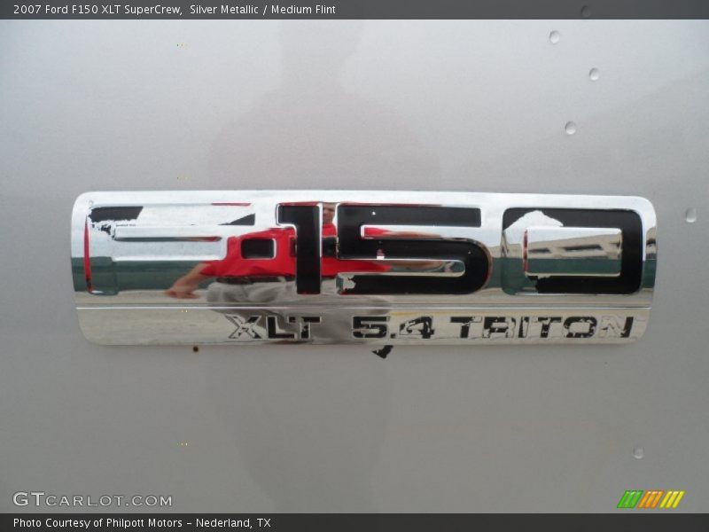 Silver Metallic / Medium Flint 2007 Ford F150 XLT SuperCrew
