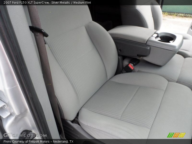 Silver Metallic / Medium Flint 2007 Ford F150 XLT SuperCrew