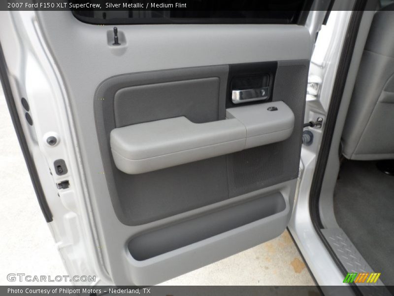 Silver Metallic / Medium Flint 2007 Ford F150 XLT SuperCrew
