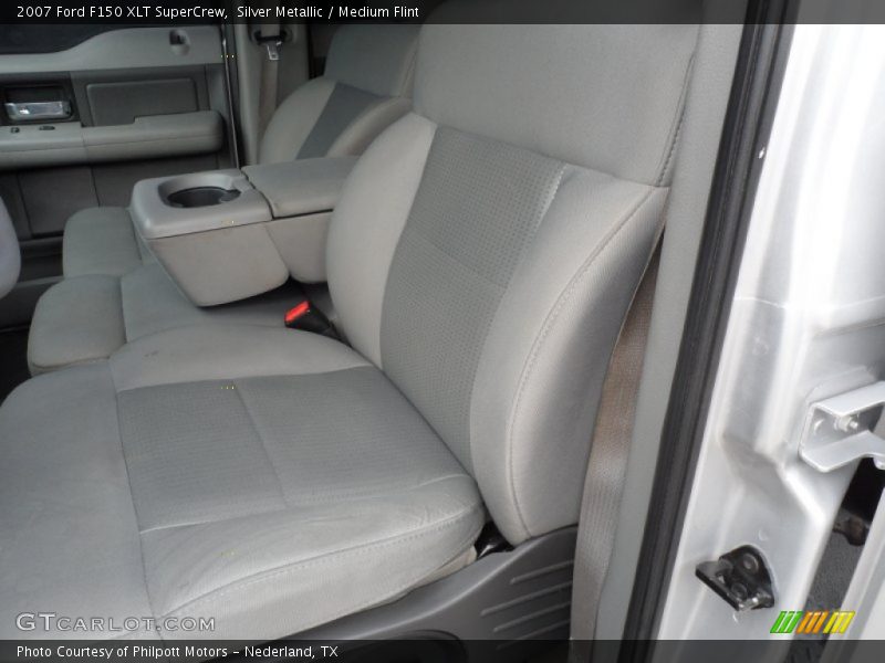 Silver Metallic / Medium Flint 2007 Ford F150 XLT SuperCrew