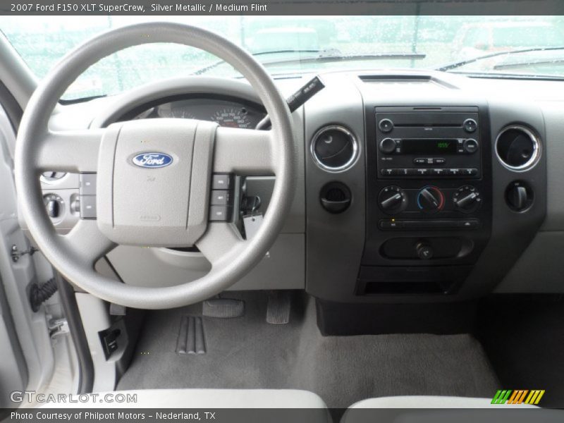 Silver Metallic / Medium Flint 2007 Ford F150 XLT SuperCrew