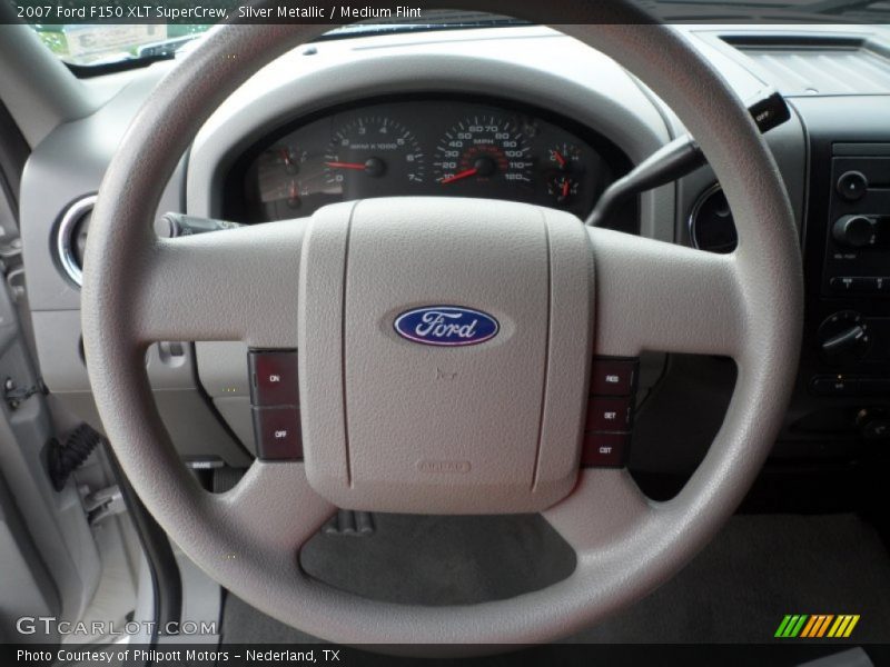 Silver Metallic / Medium Flint 2007 Ford F150 XLT SuperCrew