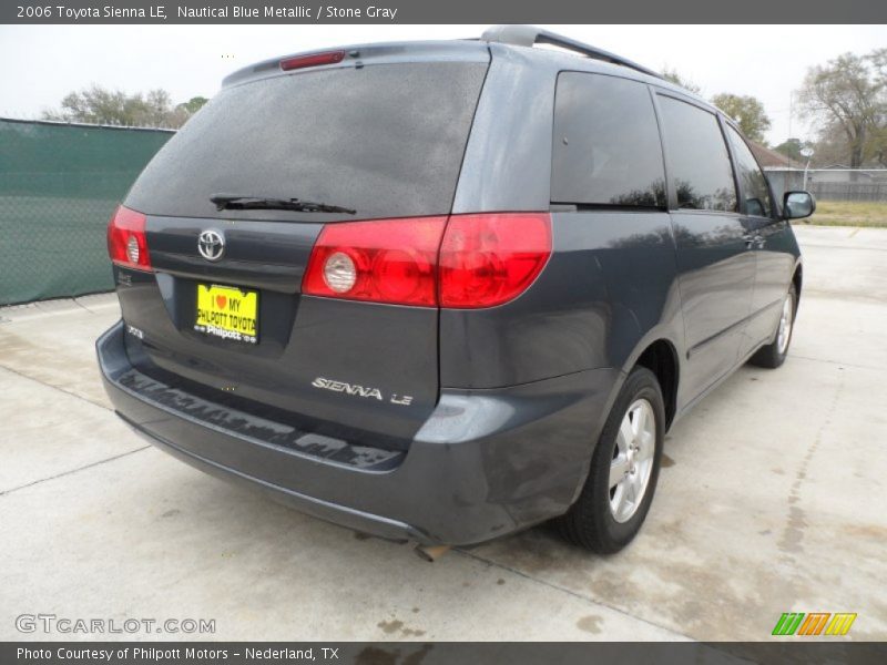 Nautical Blue Metallic / Stone Gray 2006 Toyota Sienna LE