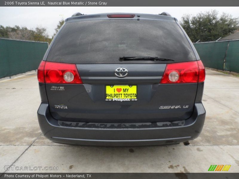 Nautical Blue Metallic / Stone Gray 2006 Toyota Sienna LE