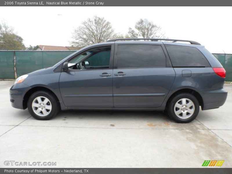 Nautical Blue Metallic / Stone Gray 2006 Toyota Sienna LE