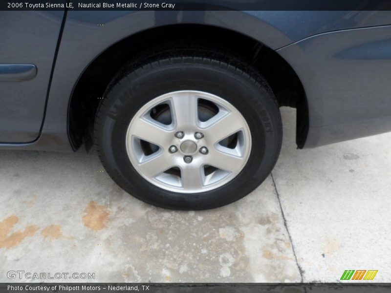 Nautical Blue Metallic / Stone Gray 2006 Toyota Sienna LE