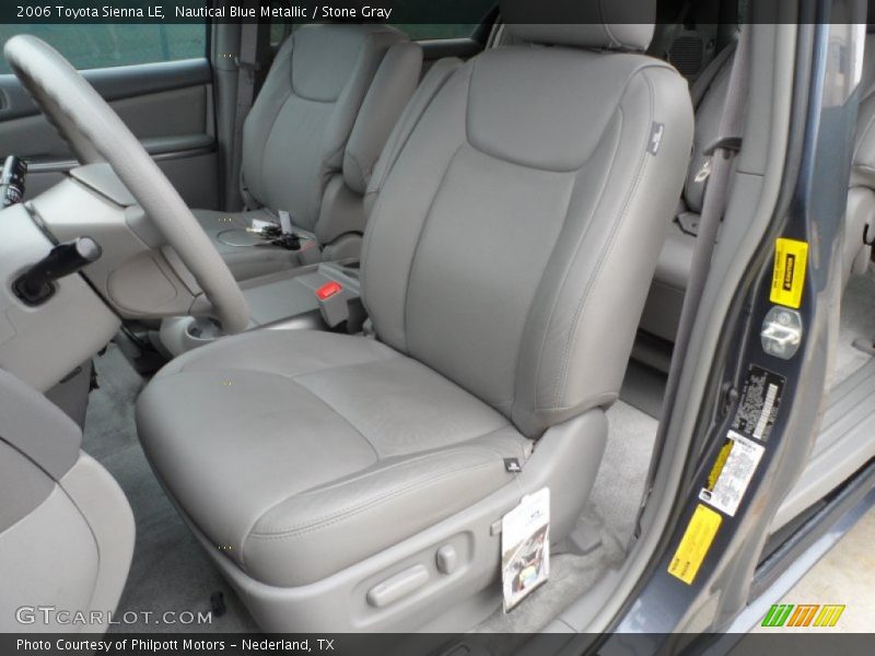 Nautical Blue Metallic / Stone Gray 2006 Toyota Sienna LE