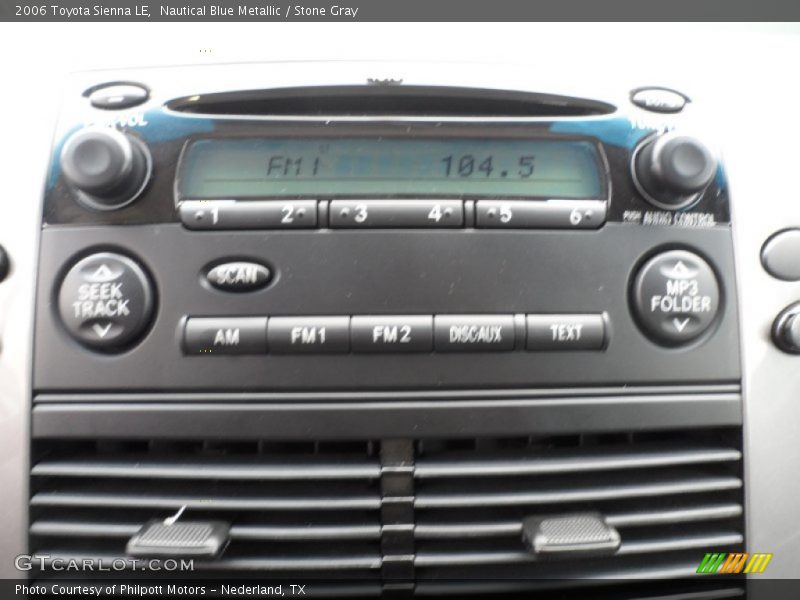 Nautical Blue Metallic / Stone Gray 2006 Toyota Sienna LE