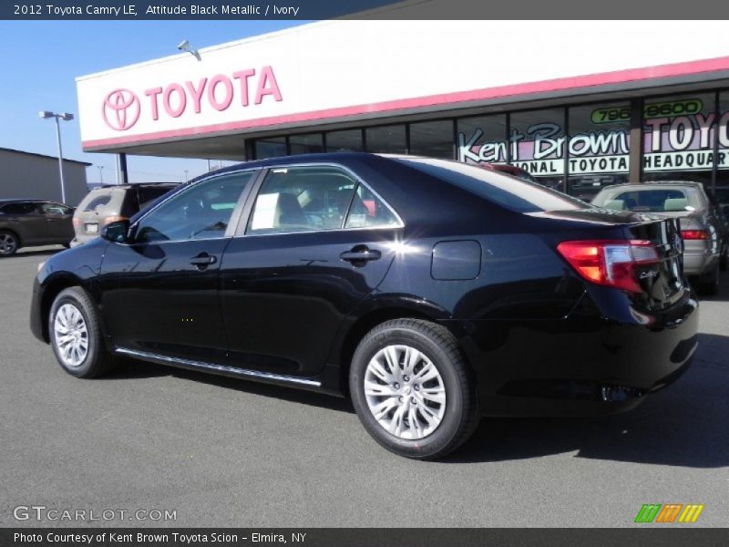 Attitude Black Metallic / Ivory 2012 Toyota Camry LE