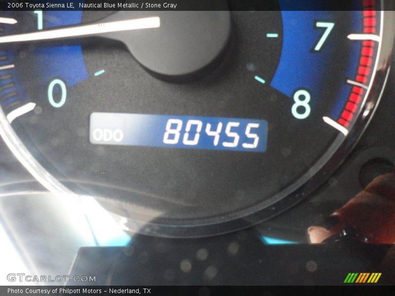 Nautical Blue Metallic / Stone Gray 2006 Toyota Sienna LE