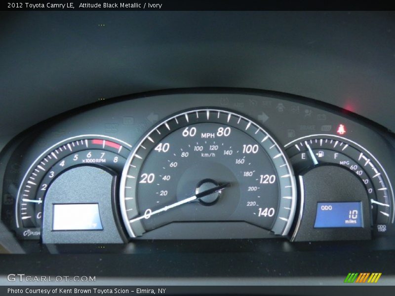 Attitude Black Metallic / Ivory 2012 Toyota Camry LE