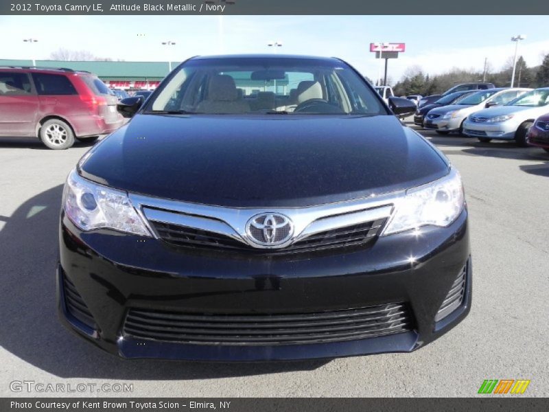 Attitude Black Metallic / Ivory 2012 Toyota Camry LE