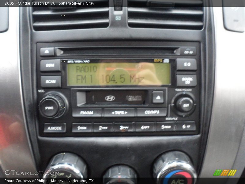 Sahara Silver / Gray 2005 Hyundai Tucson LX V6