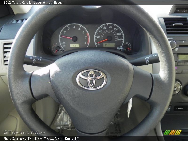Super White / Bisque 2012 Toyota Corolla