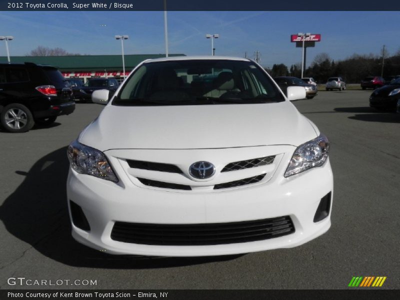 Super White / Bisque 2012 Toyota Corolla