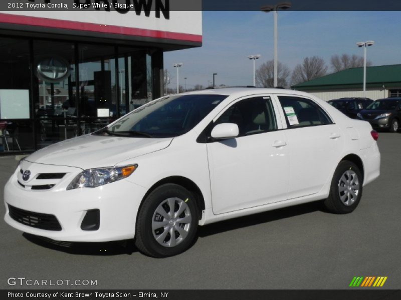 Super White / Bisque 2012 Toyota Corolla