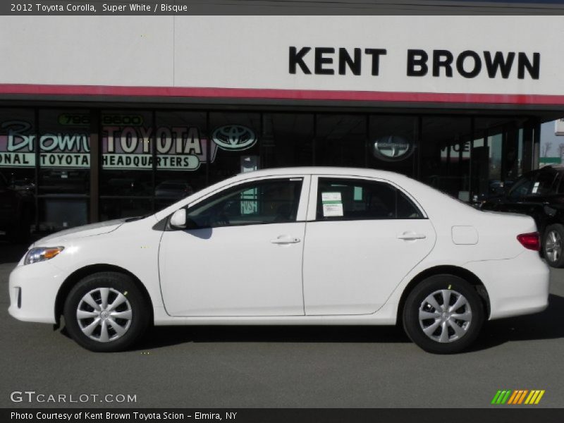 Super White / Bisque 2012 Toyota Corolla