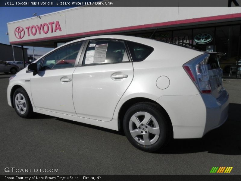 Blizzard White Pearl / Dark Gray 2011 Toyota Prius Hybrid II