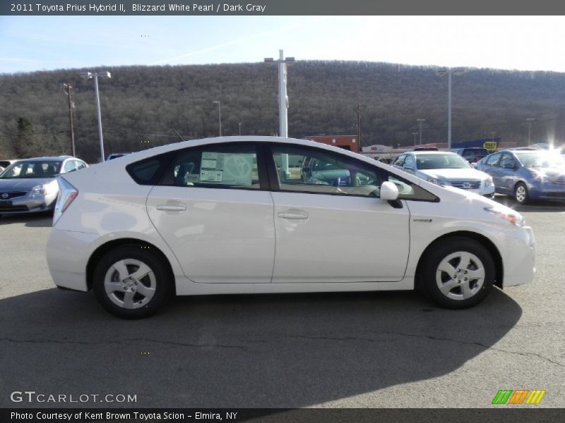 Blizzard White Pearl / Dark Gray 2011 Toyota Prius Hybrid II