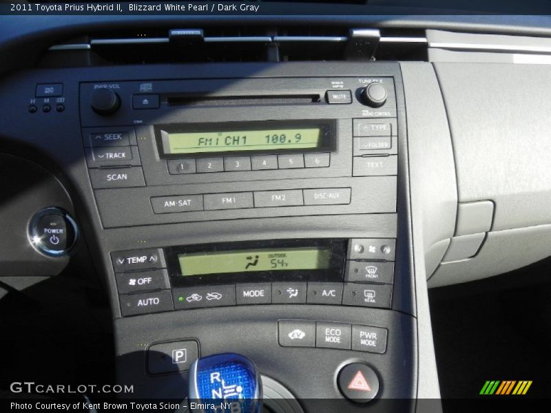 Blizzard White Pearl / Dark Gray 2011 Toyota Prius Hybrid II