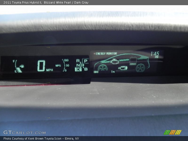 Blizzard White Pearl / Dark Gray 2011 Toyota Prius Hybrid II