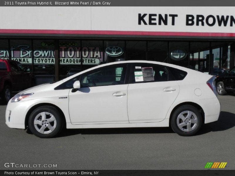 Blizzard White Pearl / Dark Gray 2011 Toyota Prius Hybrid II
