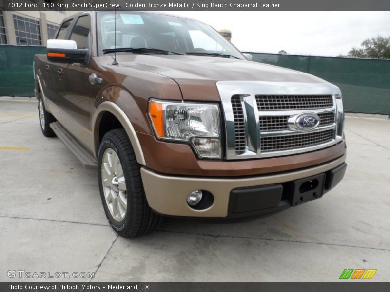 Golden Bronze Metallic / King Ranch Chaparral Leather 2012 Ford F150 King Ranch SuperCrew