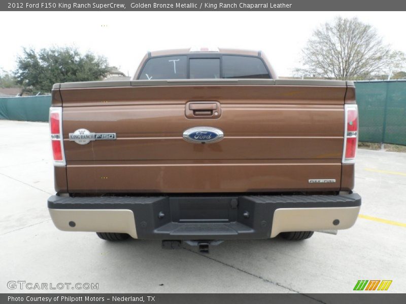 Golden Bronze Metallic / King Ranch Chaparral Leather 2012 Ford F150 King Ranch SuperCrew