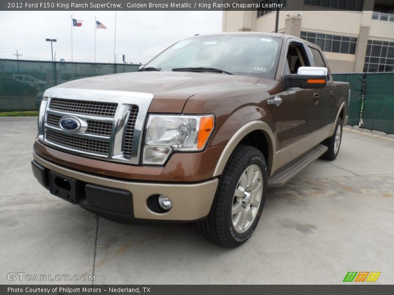 Golden Bronze Metallic / King Ranch Chaparral Leather 2012 Ford F150 King Ranch SuperCrew