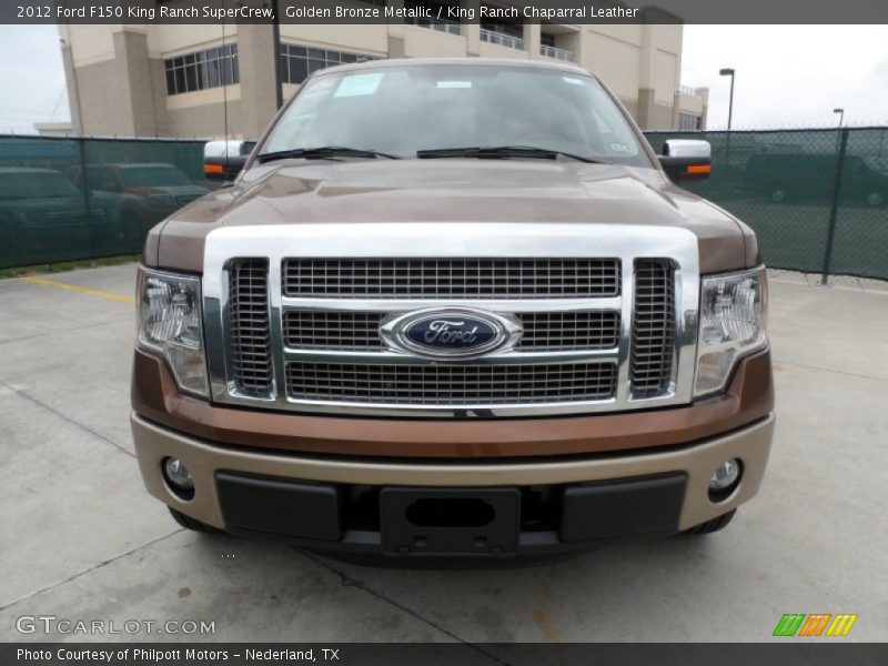 Golden Bronze Metallic / King Ranch Chaparral Leather 2012 Ford F150 King Ranch SuperCrew
