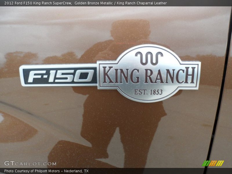Golden Bronze Metallic / King Ranch Chaparral Leather 2012 Ford F150 King Ranch SuperCrew