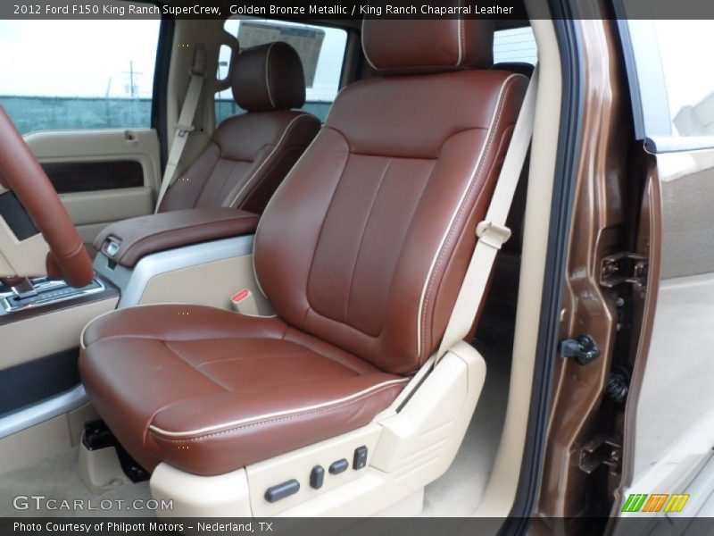 Golden Bronze Metallic / King Ranch Chaparral Leather 2012 Ford F150 King Ranch SuperCrew